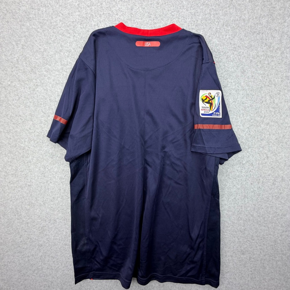 Nike USA Soccer Jersey 2010 World Cup South Africa Authentic Sash Navy Mens XL - Picture 10 of 12